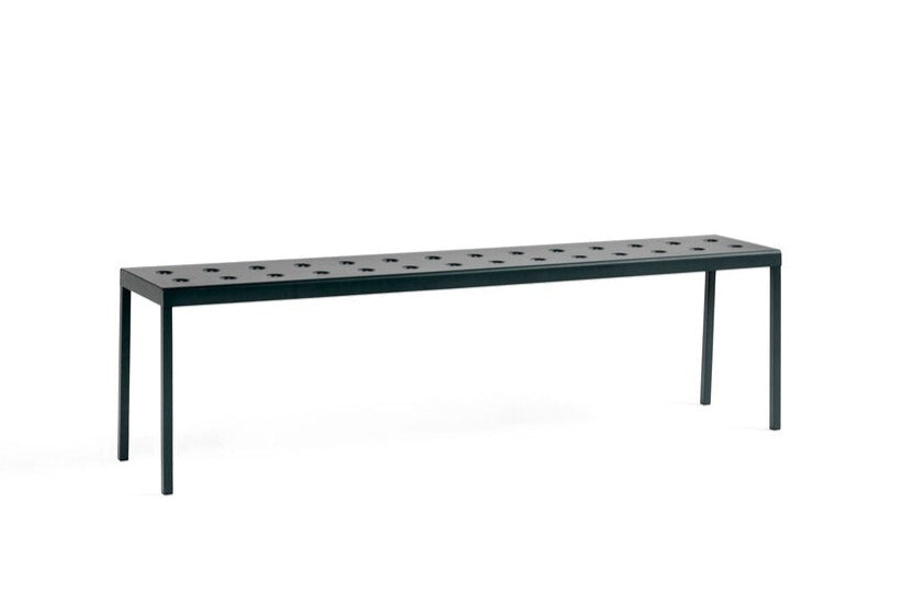 Hay - Balcony havebænk, Anthracite - L165,5xW35xH46 cm