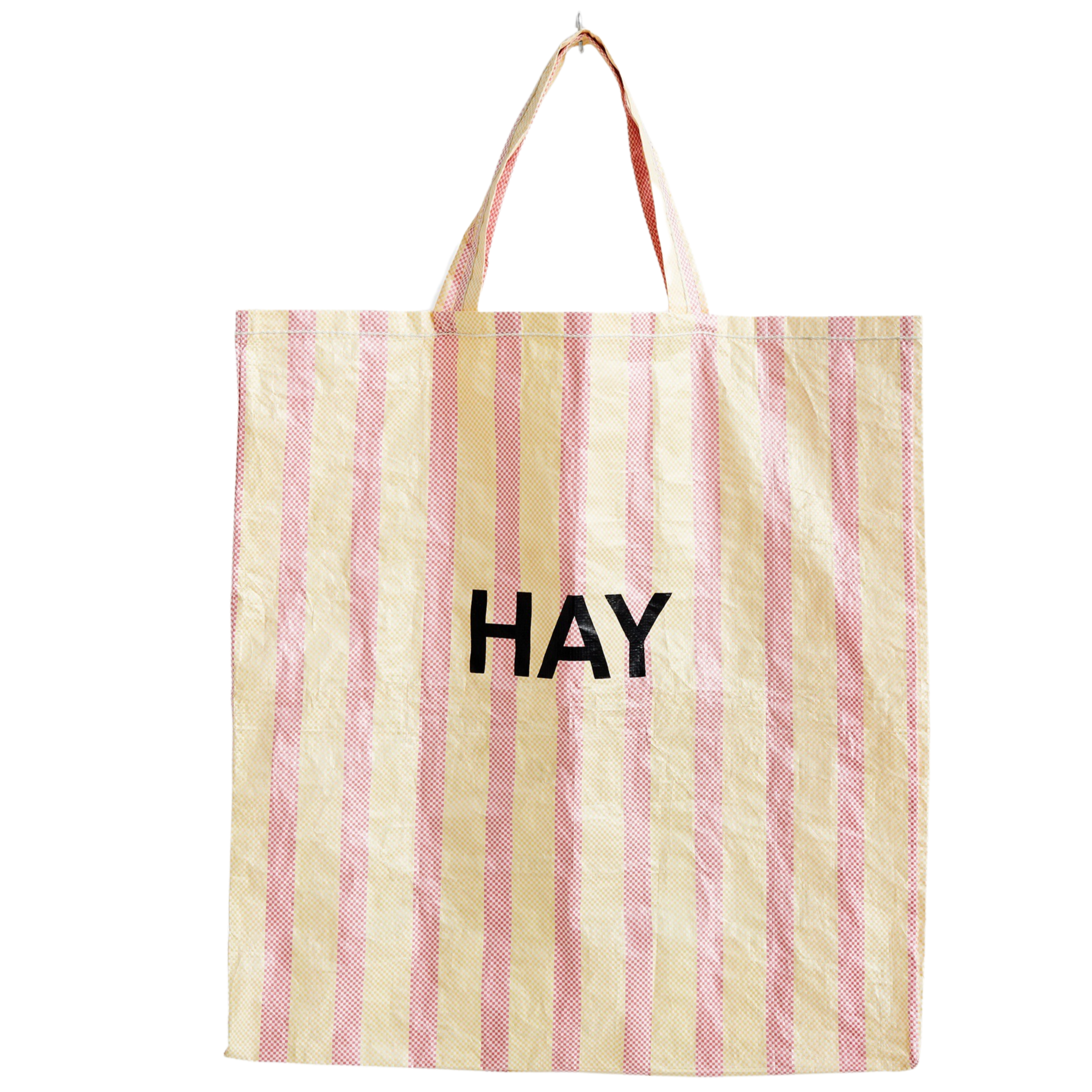 Hay - Candy Stripe Shopper, X-Large - rød/gul