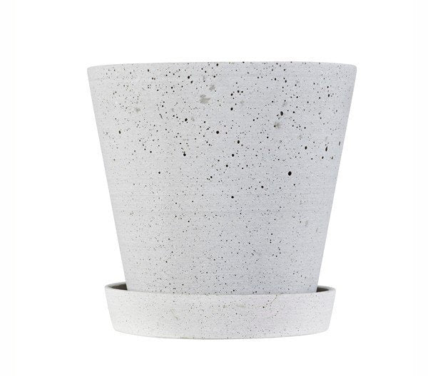 Hay - Flowerpot urtepotteskjuler, XL - grå - Ø: 21,5 cm.