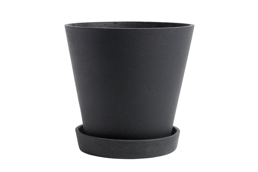 Hay - Flowerpot urtepotteskjuler, XL - sort - Ã˜: 21,5 cm.