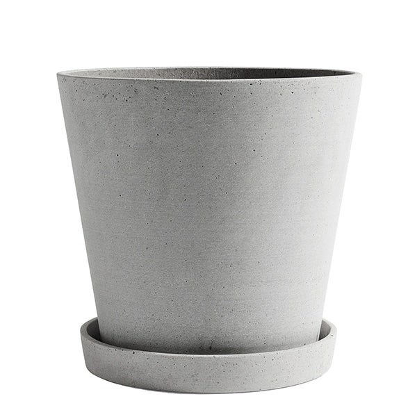 Hay - Flowerpot urtepotteskjuler, XXL - grÃ¥ - Ã˜: 26 cm.