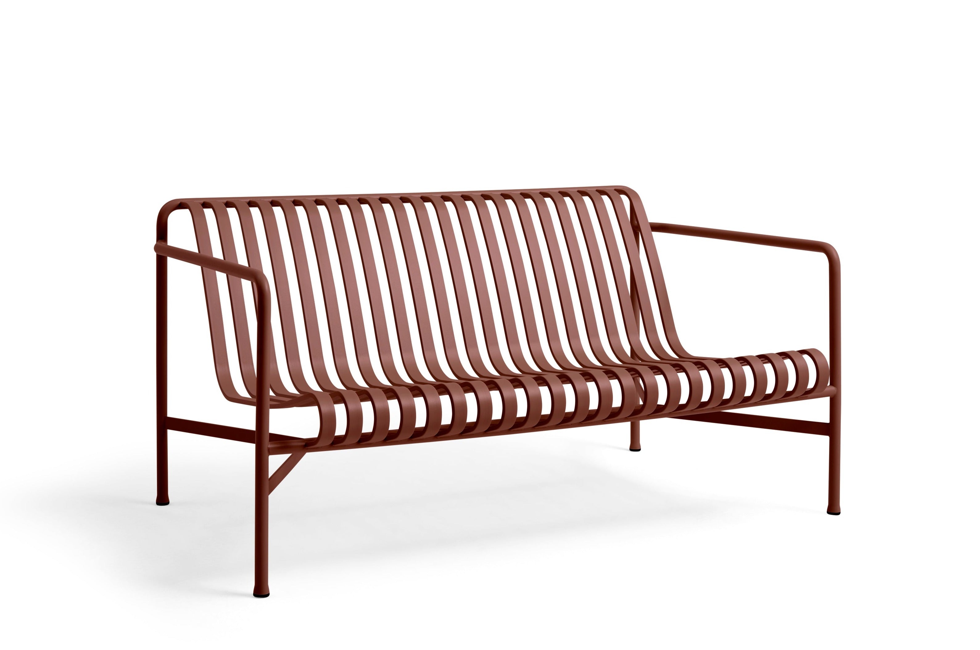 Hay - Palissade Lounge sofa - Iron Red