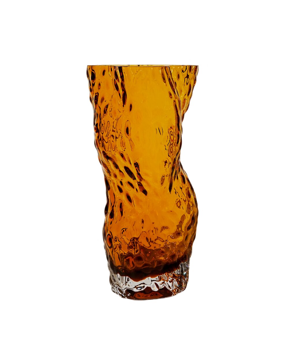 Hein Studio - Ostrea Rock Glass vase - Amber