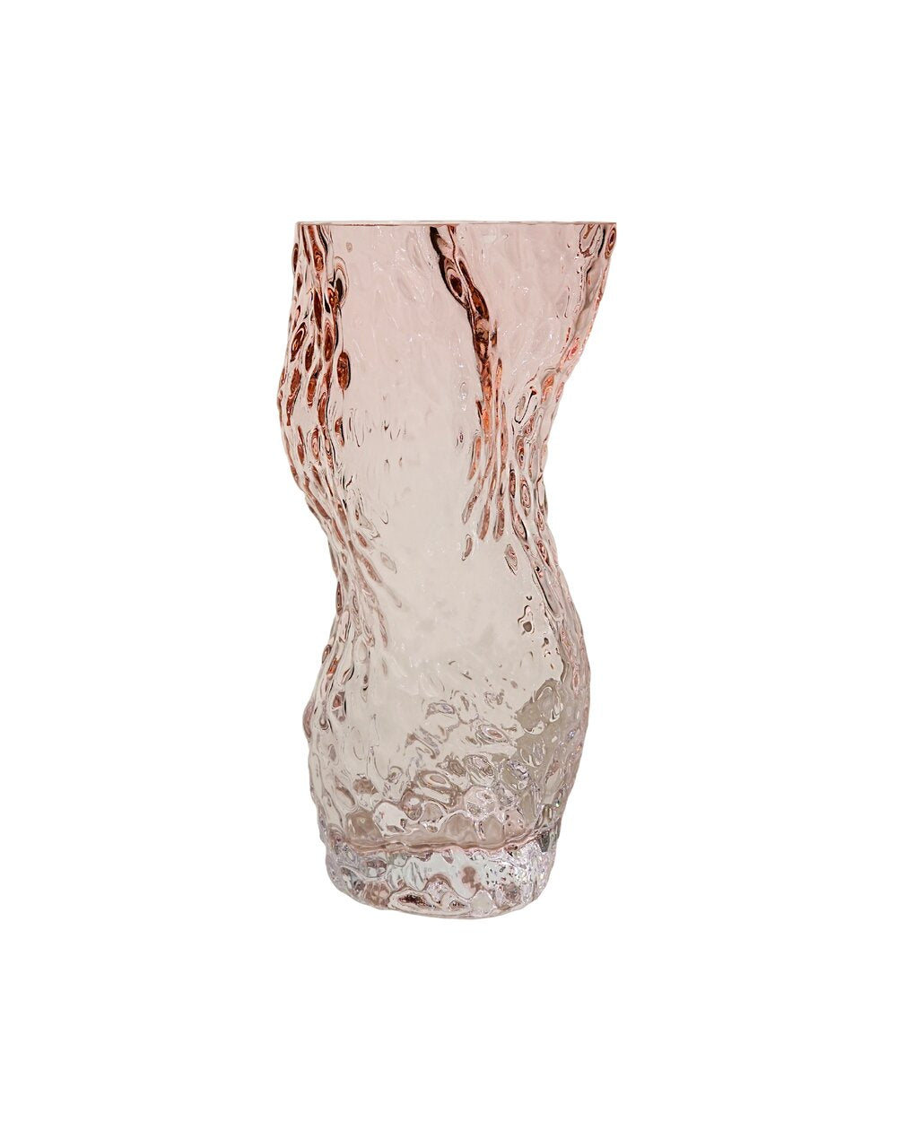 Hein Studio - Ostrea Rock Glass vase - Pale Rose