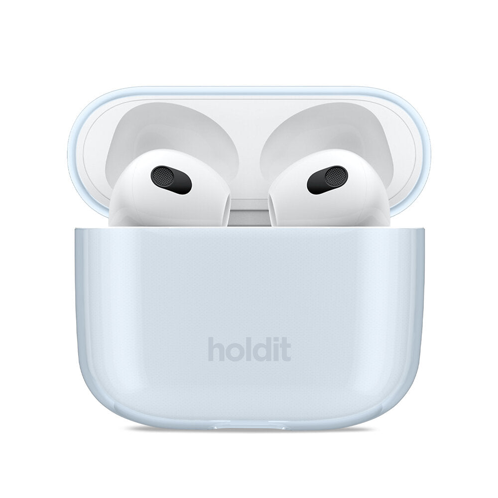 Holdit - Seethru cover, Mineral Blue - AirPods 3