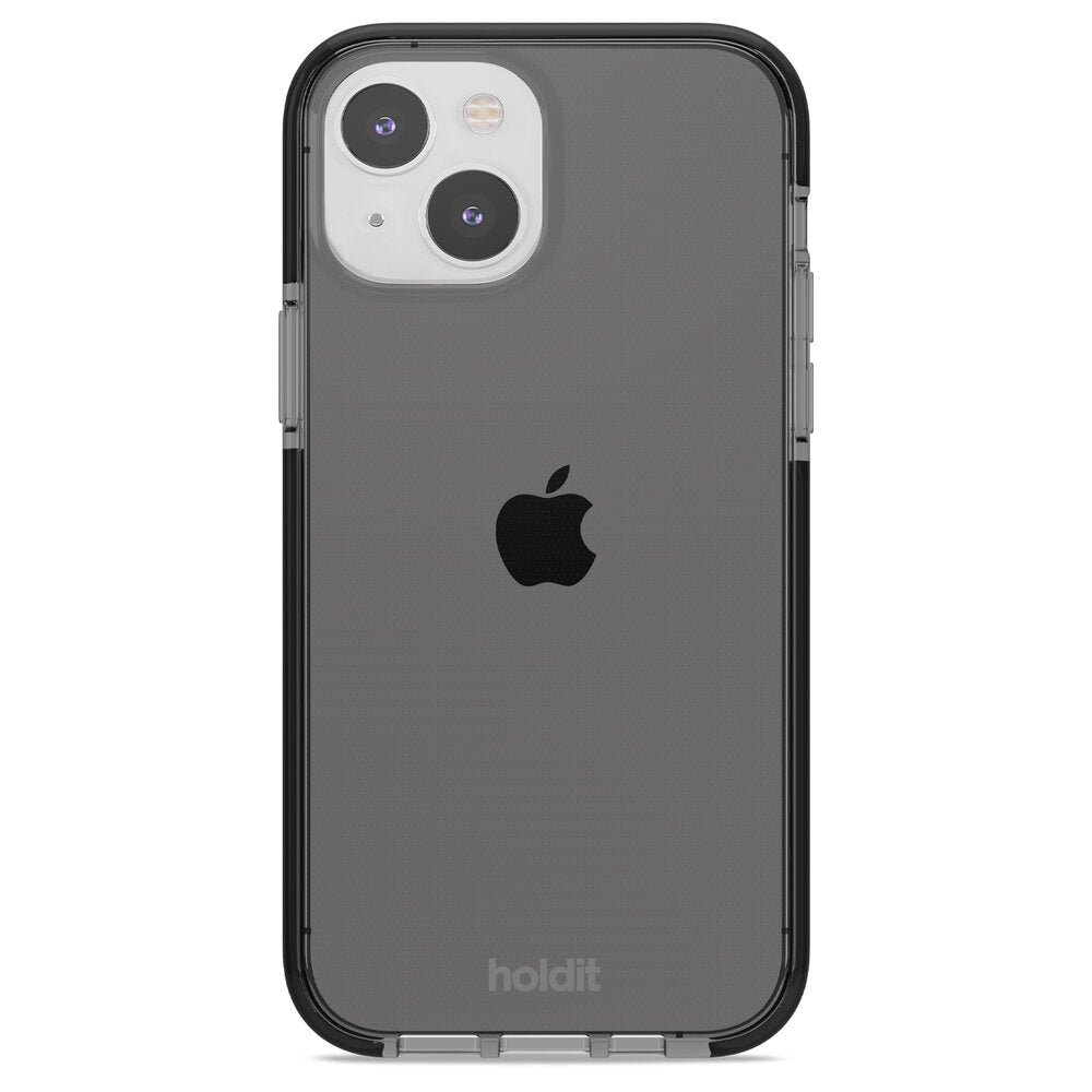 Holdit - Seethru cover, Sort - iPhone 14/13