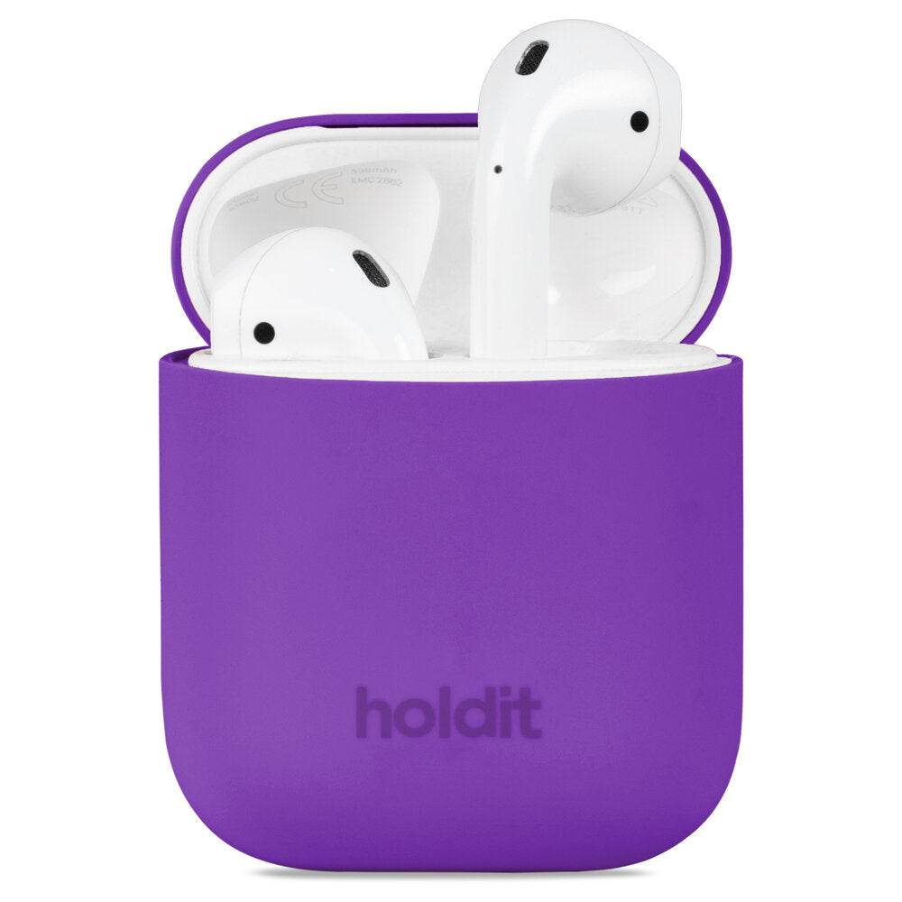 Holdit - Silicone AirPods 1/2 cover - Bright Purple