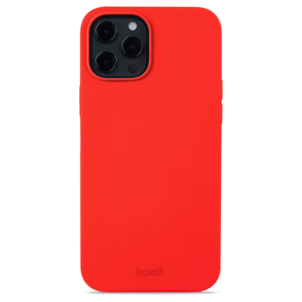 Holdit - Silicone cover, Chili Red - iPhone 12 Pro Max