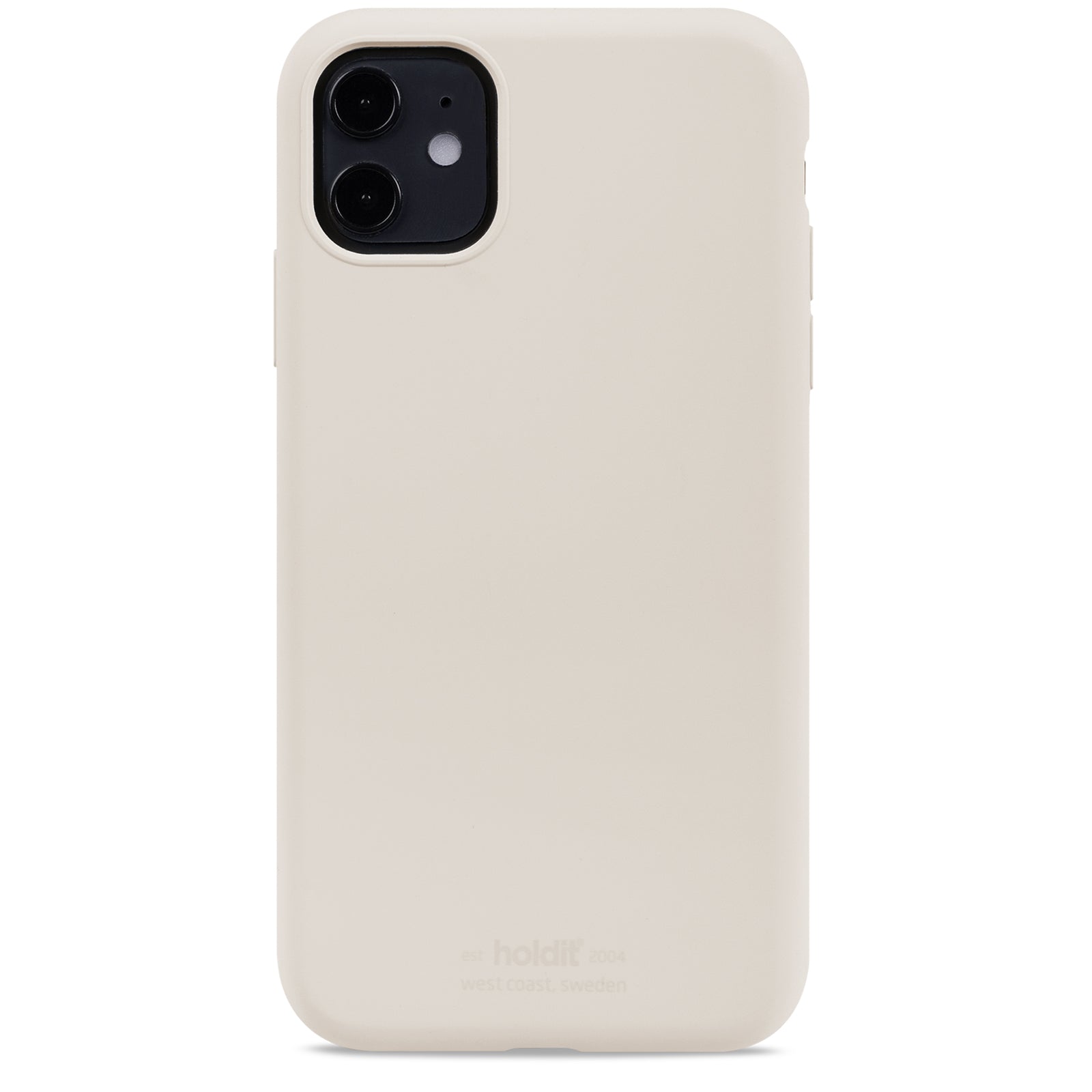 Holdit - Silicone cover, Coconut Milk - iPhone 11