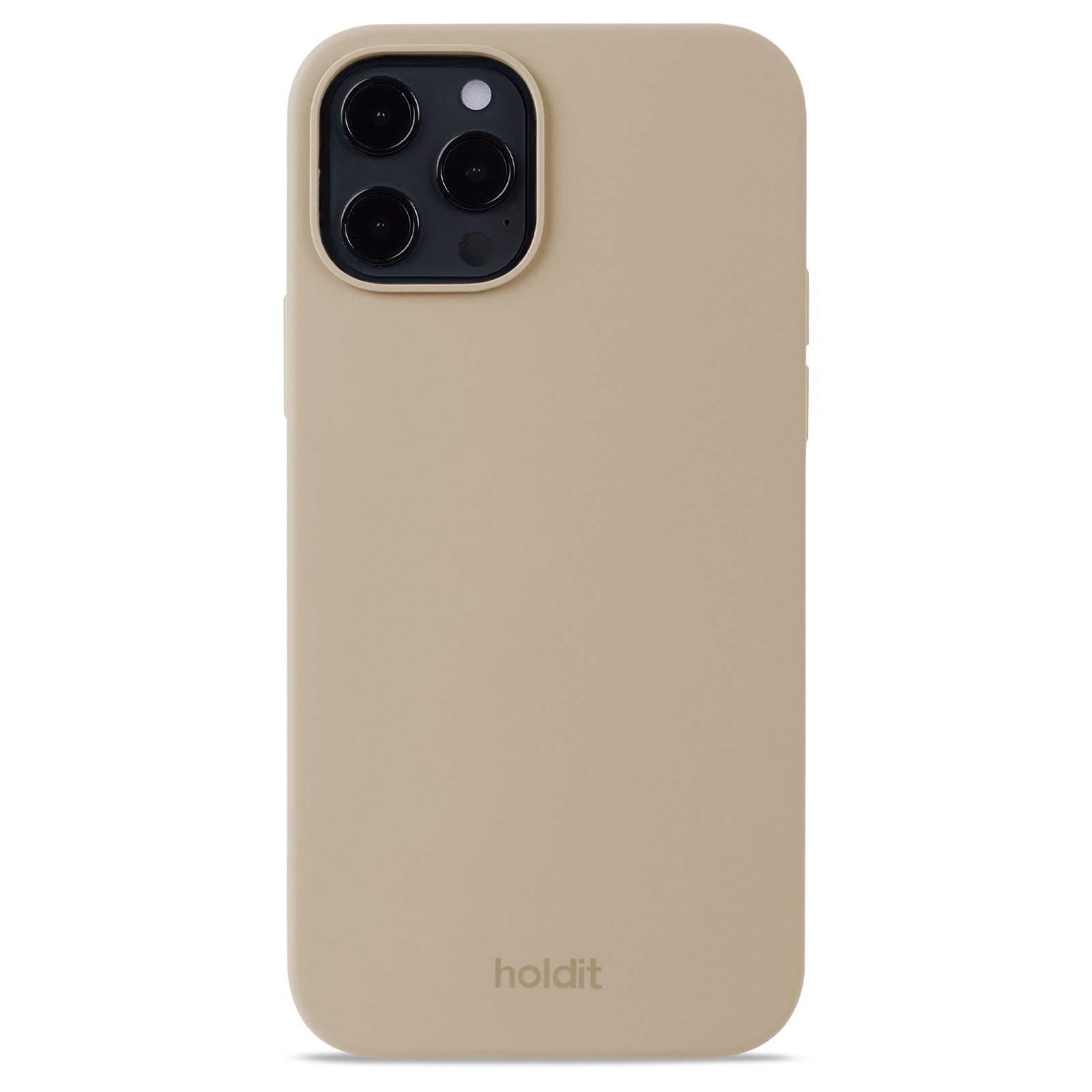 Holdit - Silicone cover, Latte Beige - iPhone 12/12 Pro