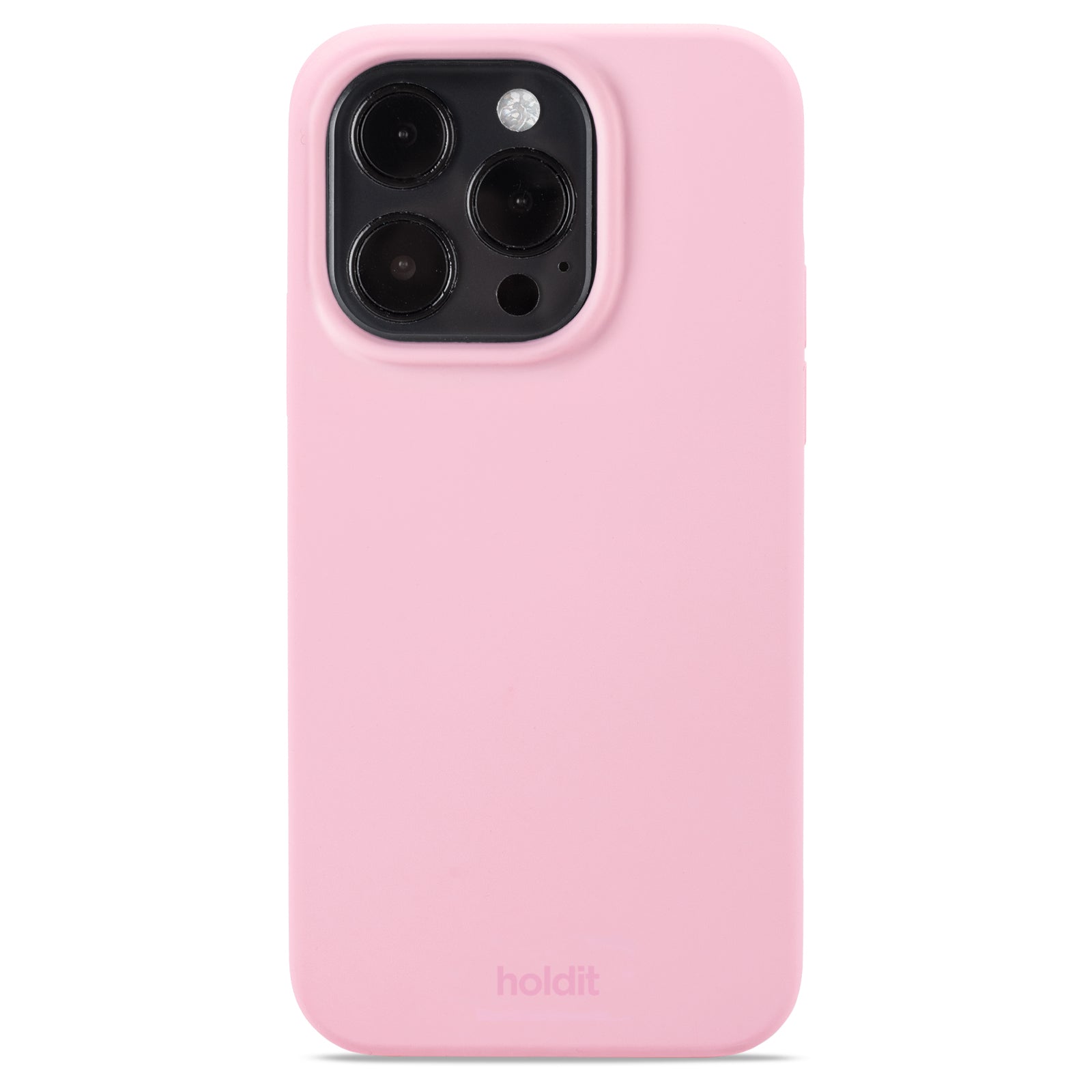 Holdit - Silicone cover, Pink - iPhone 14 Pro