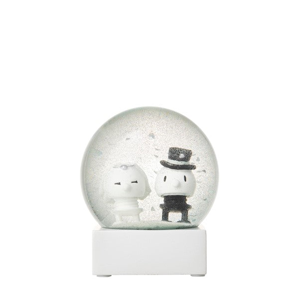 Hoptimist - Wedding glitter globe, Hvid - Stor