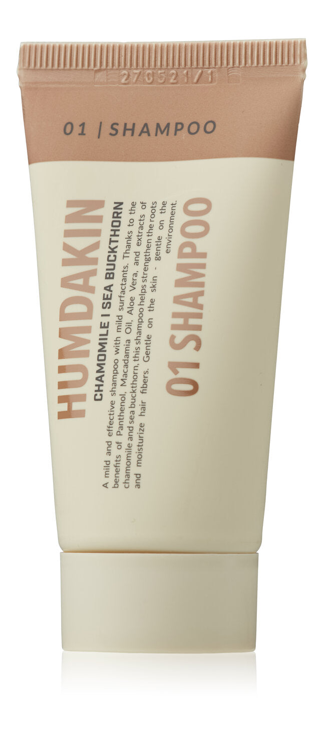 Humdakin - Shampoo, Chamomile and Sea Buckthorn - 30 ml.