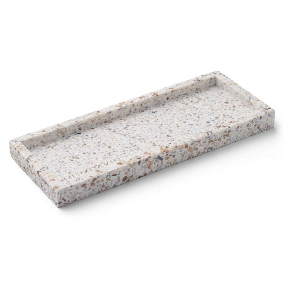 Humdakin - Terrazzo bakke, Natural - 10x25 cm.