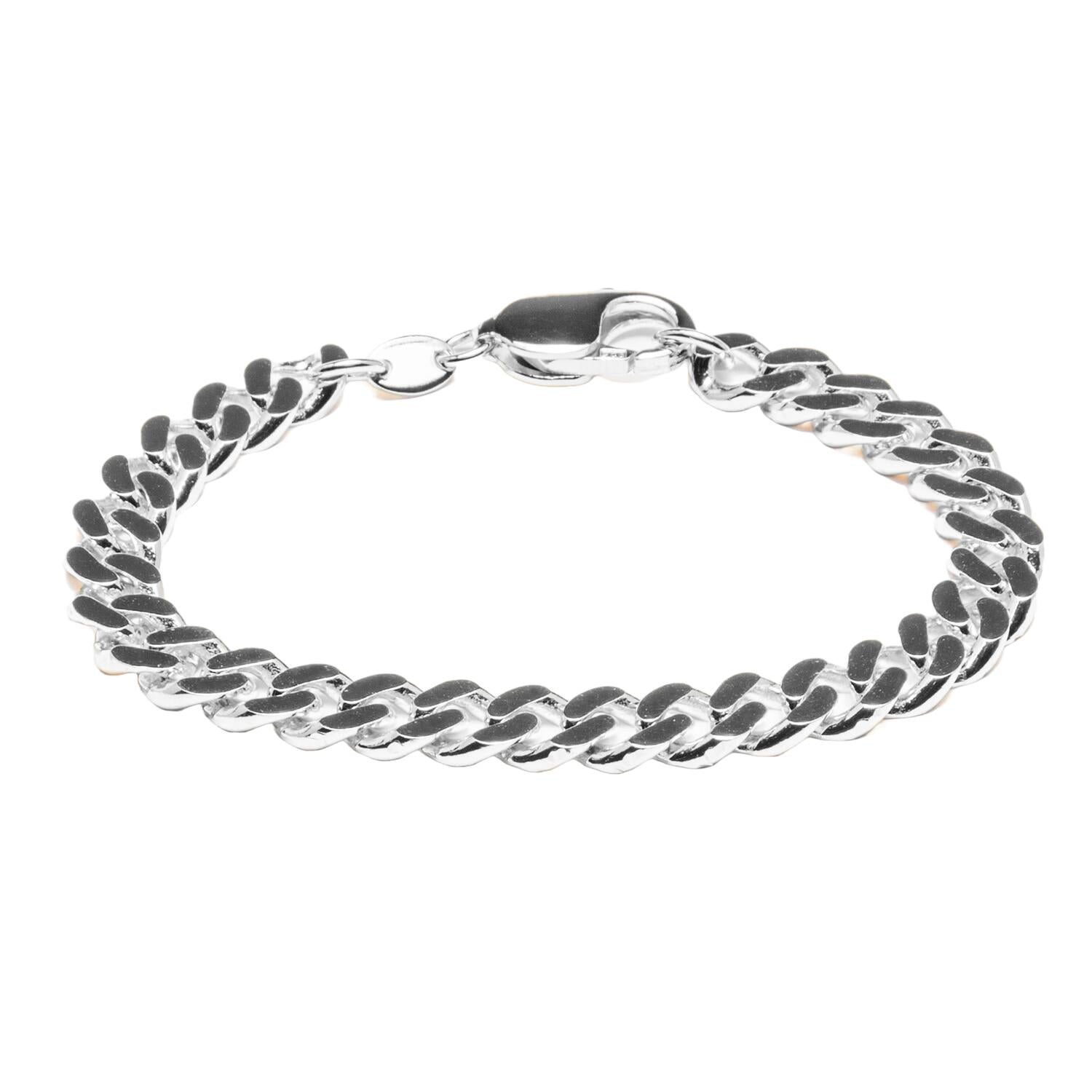 Ix Studios - IX Chunky Curb armbÃ¥nd - sÃ¸lv