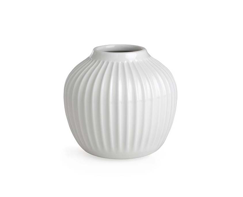 Kähler - Hammershøi vase, hvid - H: 12,5cm