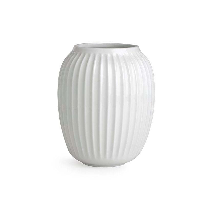 Kähler - Hammershøi vase, hvid - H: 20cm.