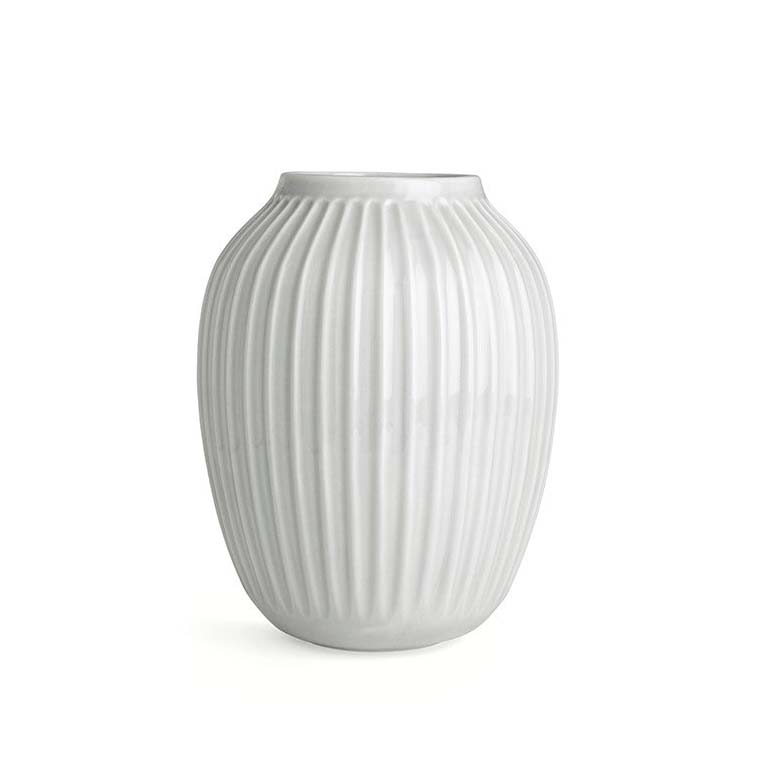 Kähler - Hammershøi vase, hvid - H: 25cm