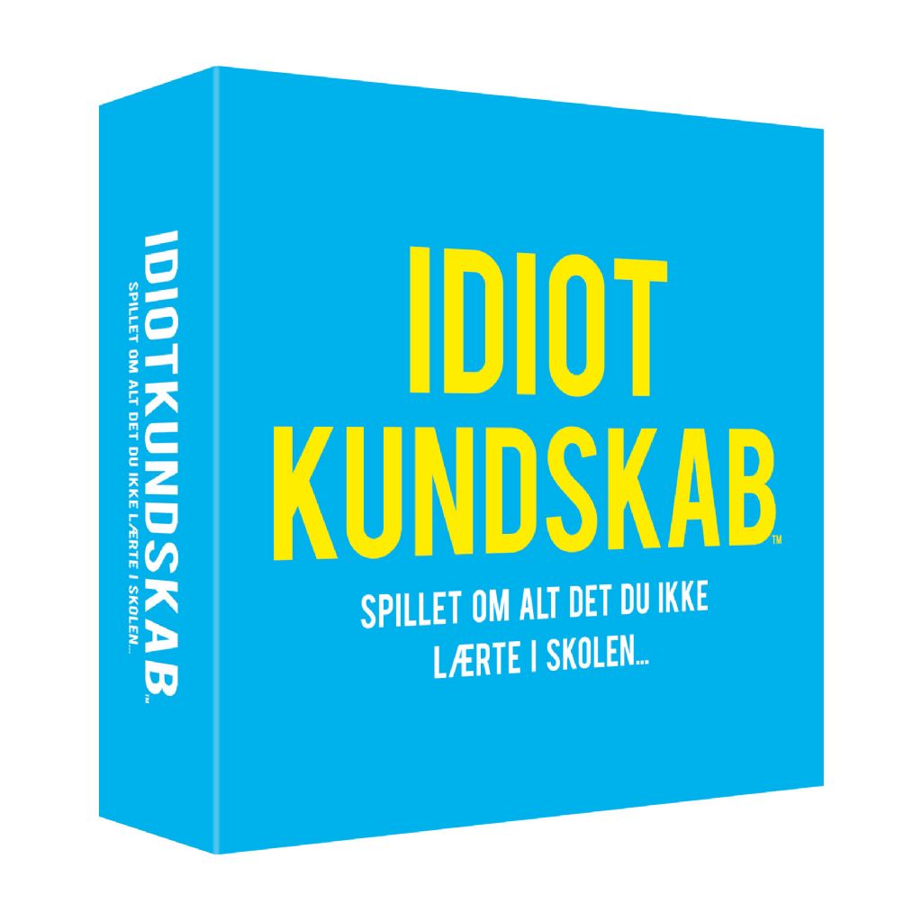 Kölskapspoesi - Idiotkundskab spørgsmålsspil - 14x14 cm.