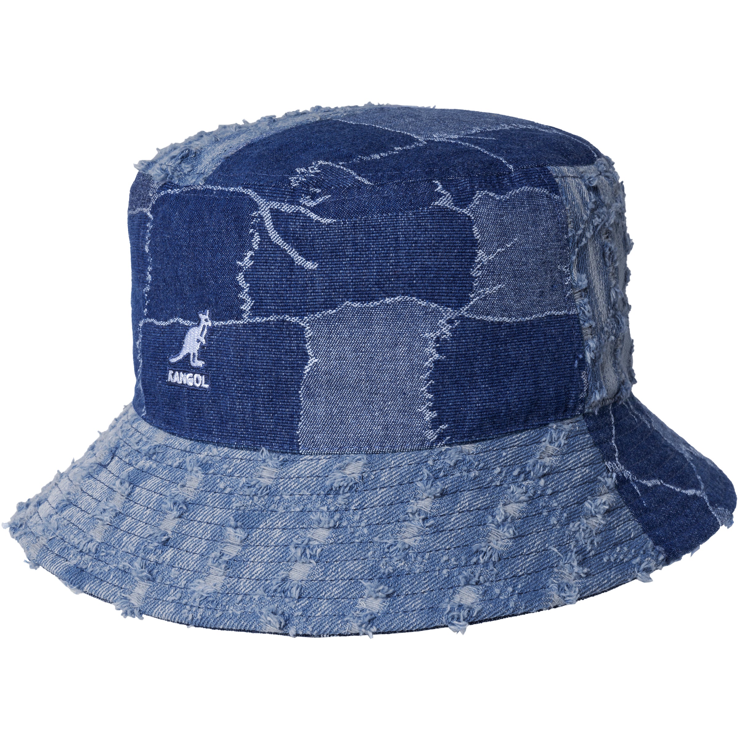 Kangol - Denim Mashup bÃ¸llehat - blÃ¥