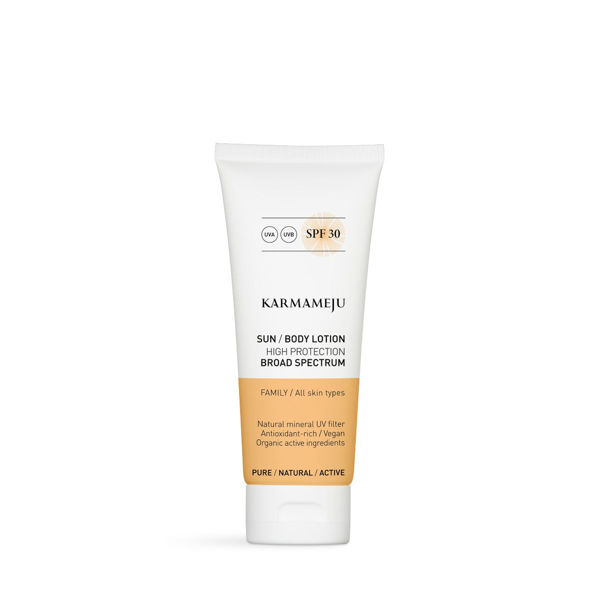 Karmameju - Sun body lotion, SPF 30 - 100 ml.