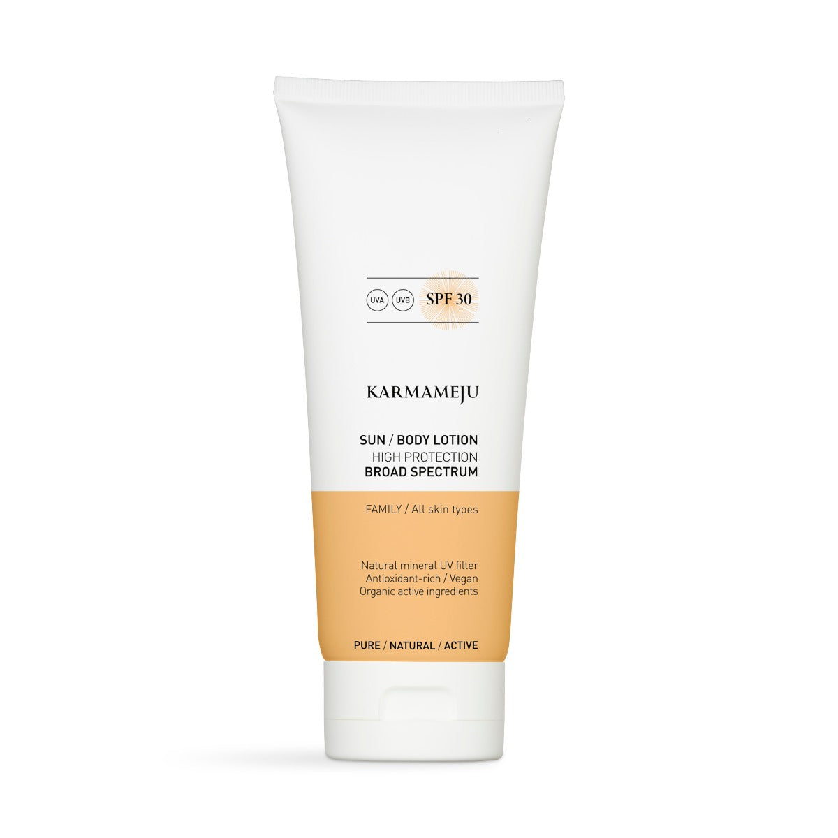 Karmameju - Sun body lotion, SPF 30 - 200 ml.