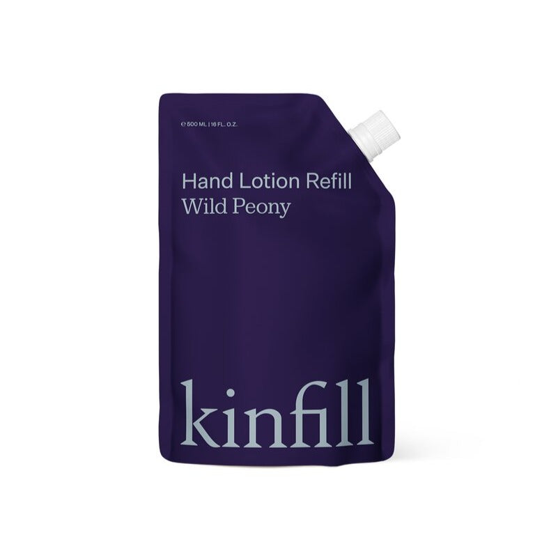 Kinfill - HÃ¥ndcreme Refill, Wild Peony - 500ml