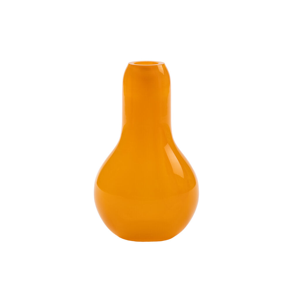 Kodanska - Flow vase mini, orange/prikker - H15 cm.