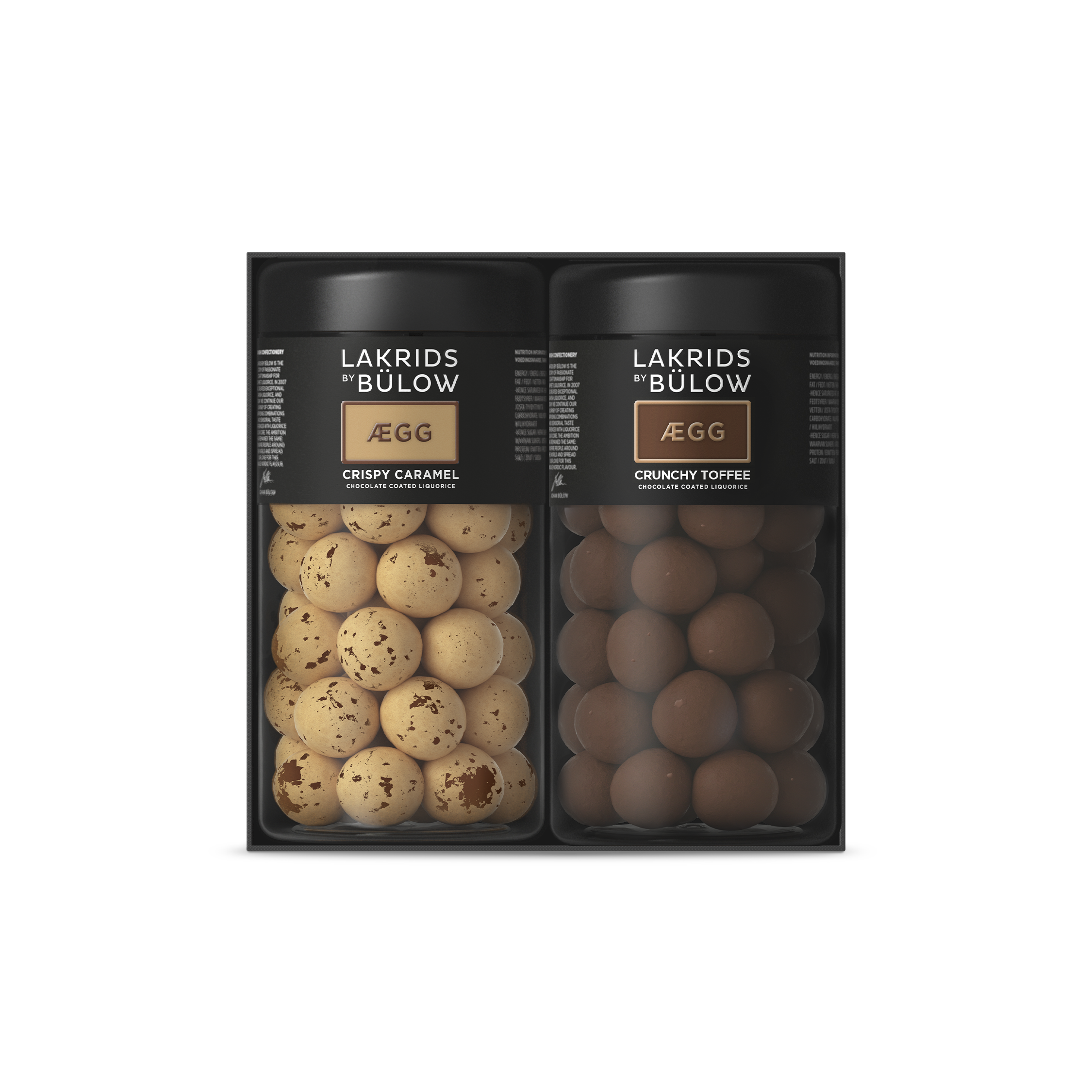 Lakrids By Bülow - ÆGG Black Box 2x Regular - 590 g.