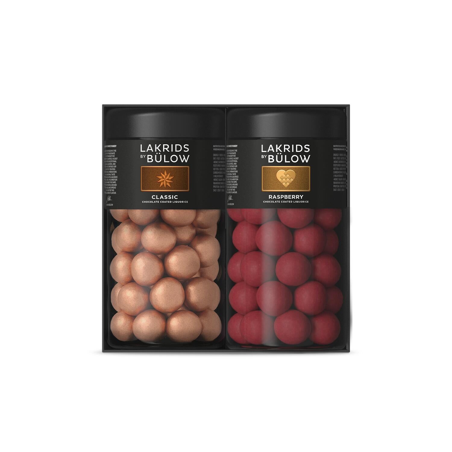 Lakrids By BÃ¼low - Black box 2 x regular - Classic Caramel/ Crispy Raspberry