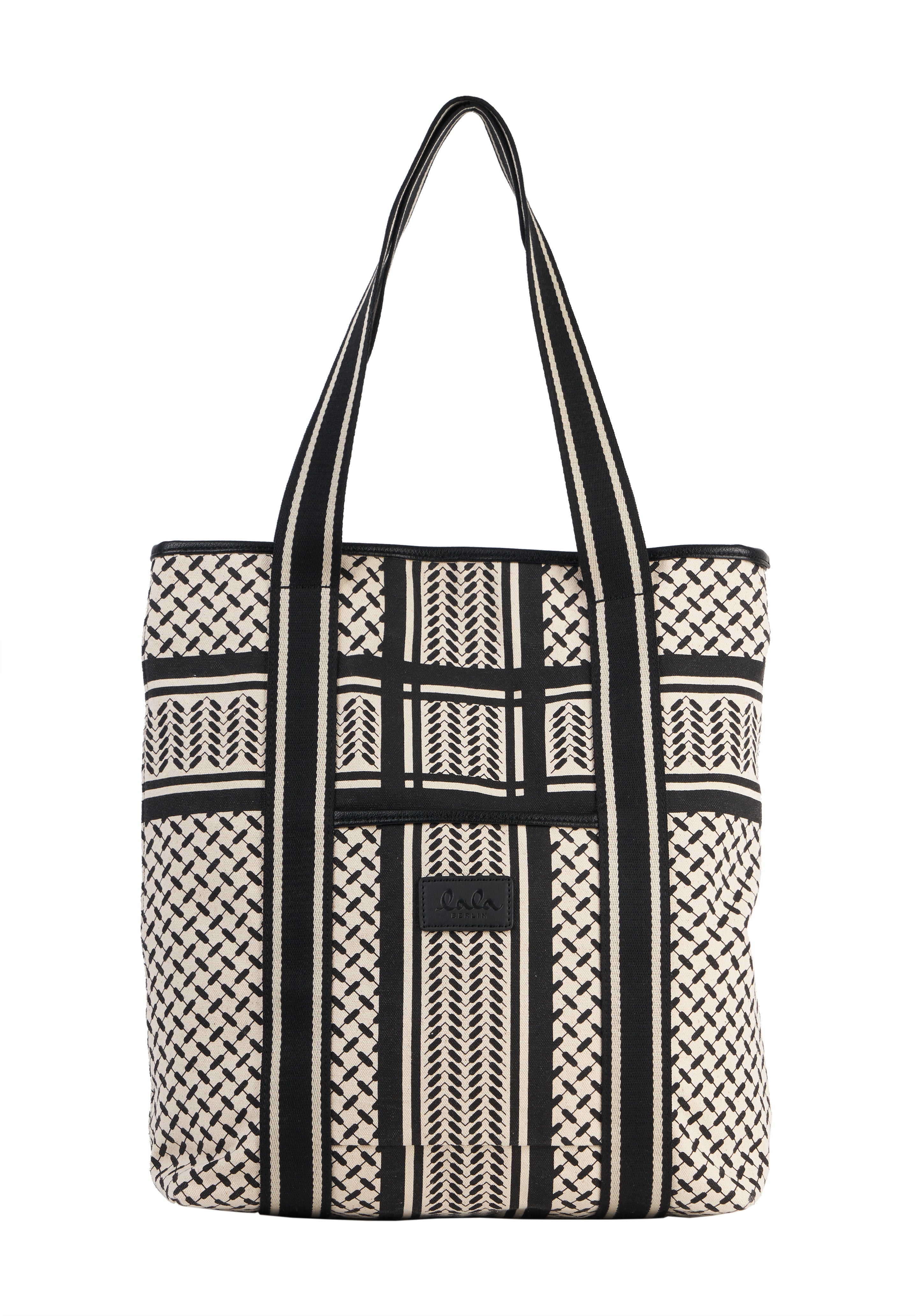 Lala Berlin - Carmela Tote - heritage stripe black