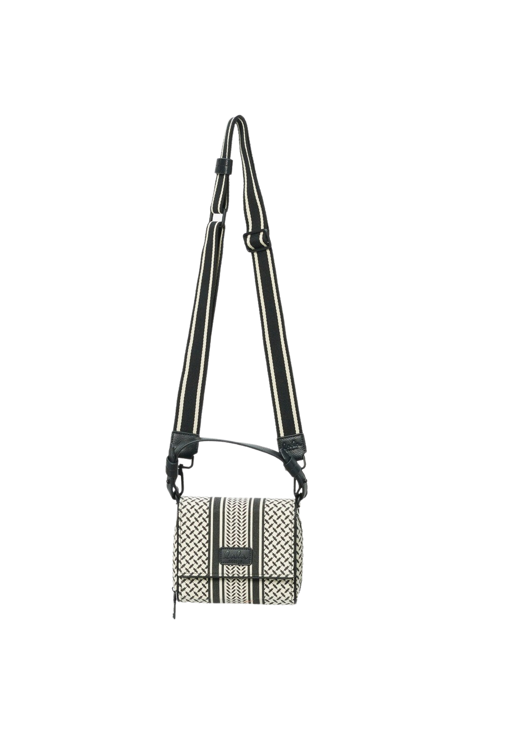 Lala Berlin - Migrid Crossbody taske - Heritage Stripe Black