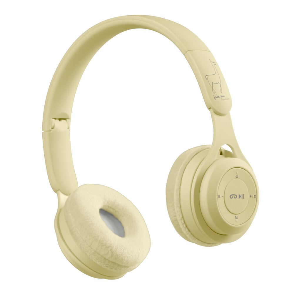 Lalarma Copenhagen - Bluetooth høretelefoner - Yellow Pastel