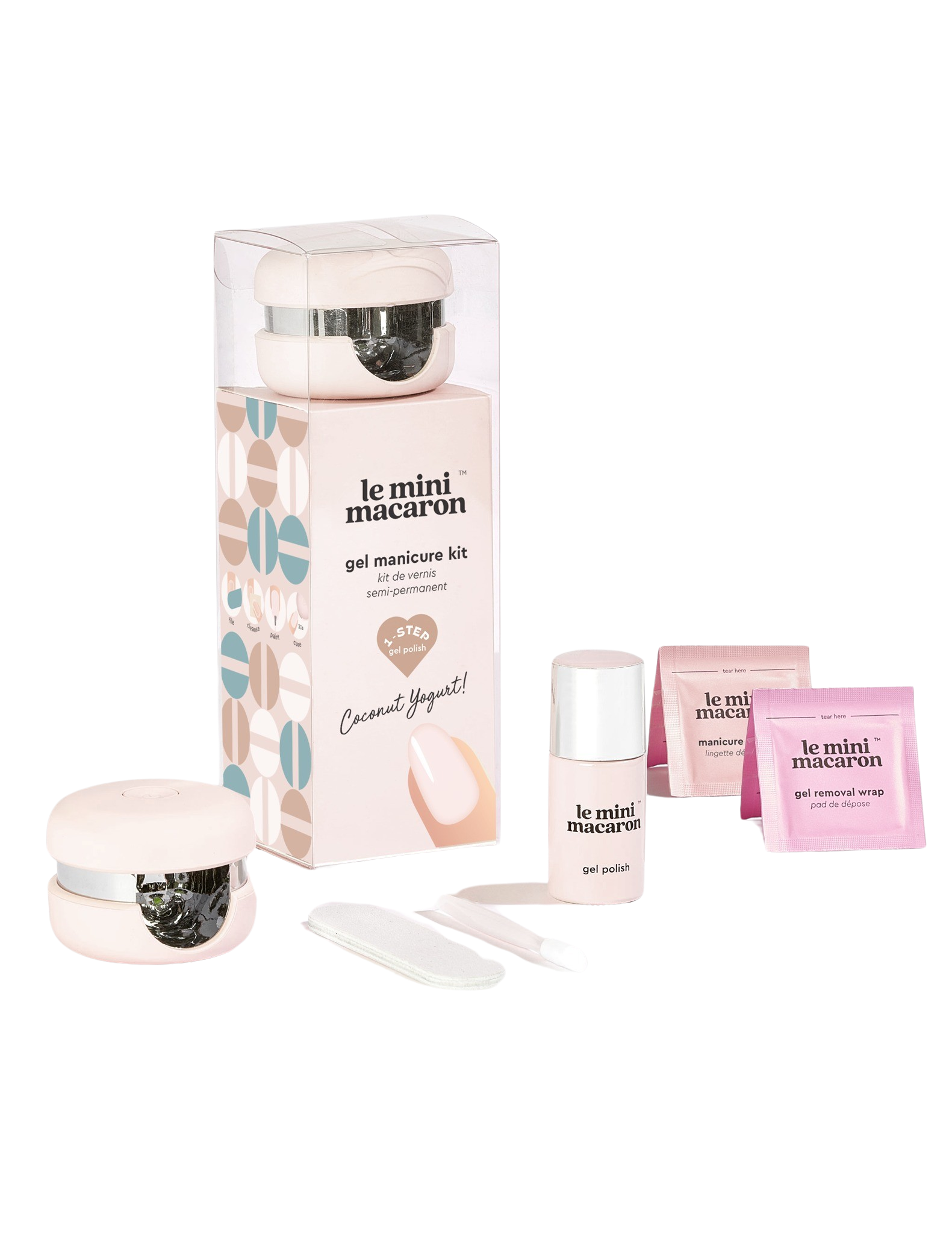 Le Mini Macaron - Gel Manicure Kit - Coconut Yogurt