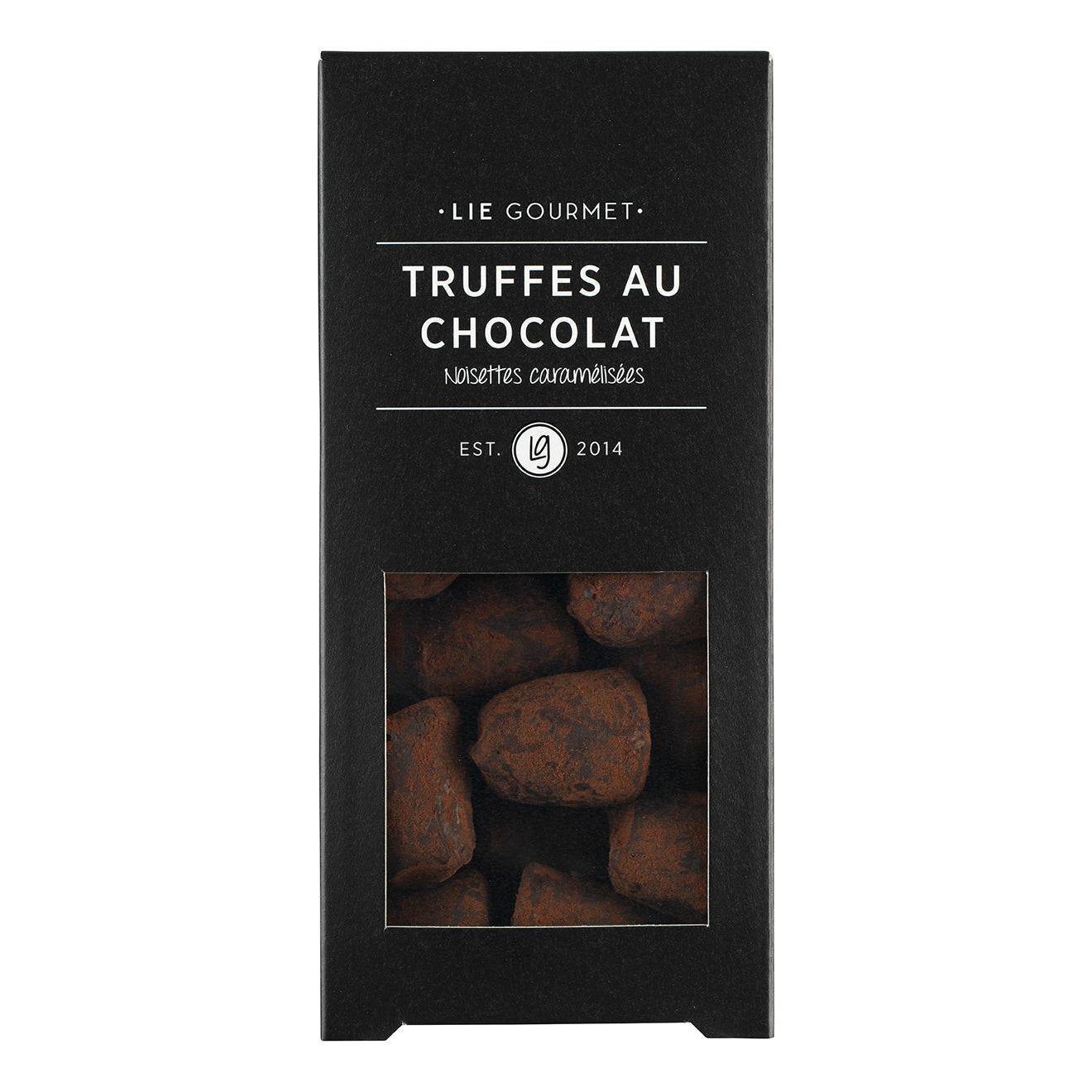 Lie Gourmet - ChokoladetrÃ¸fler med karamelliserede hasselnÃ¸dder - 110 g.