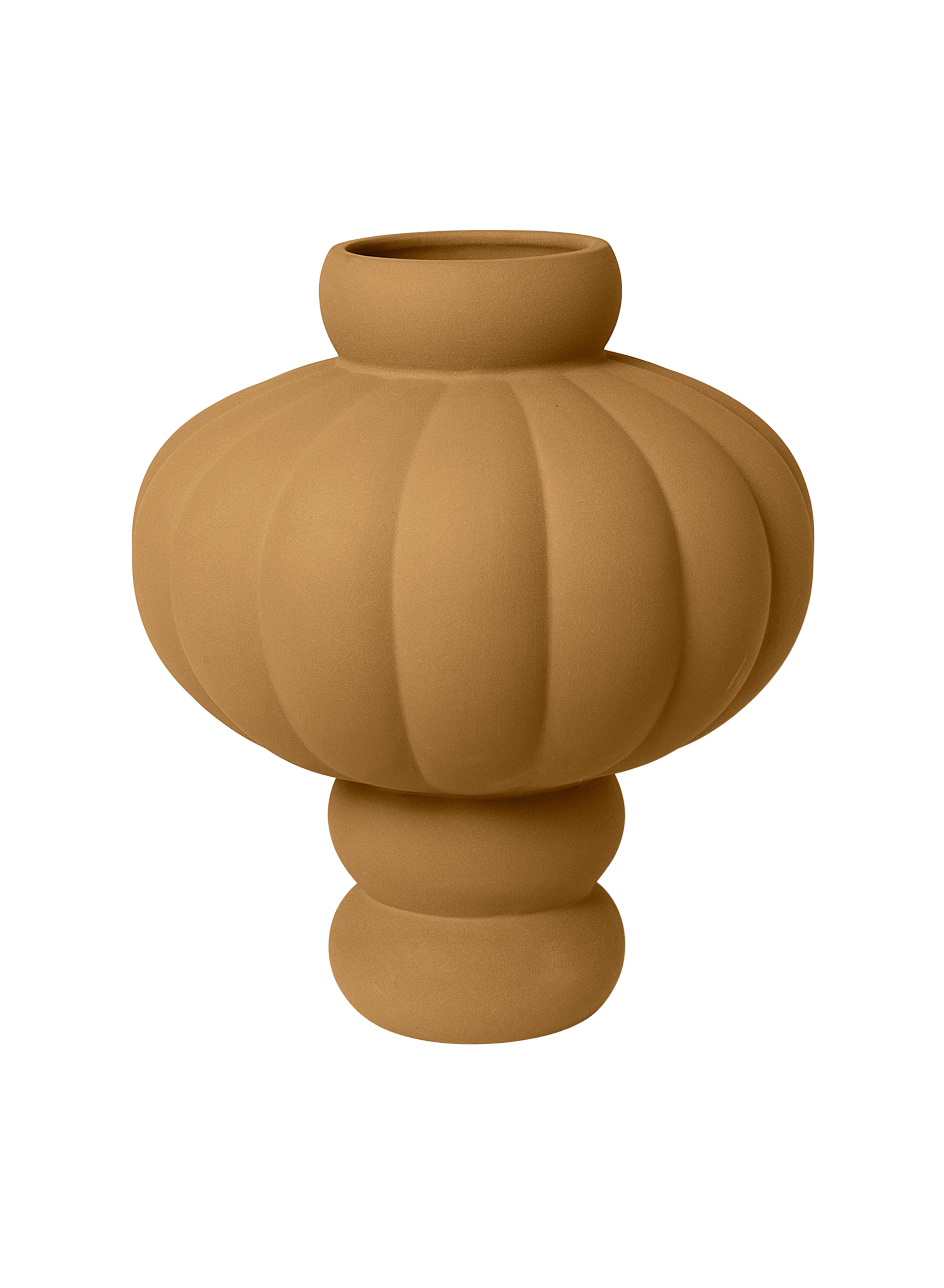 Louise Roe - Balloon #02 vase, Sanded Ocker - H:20