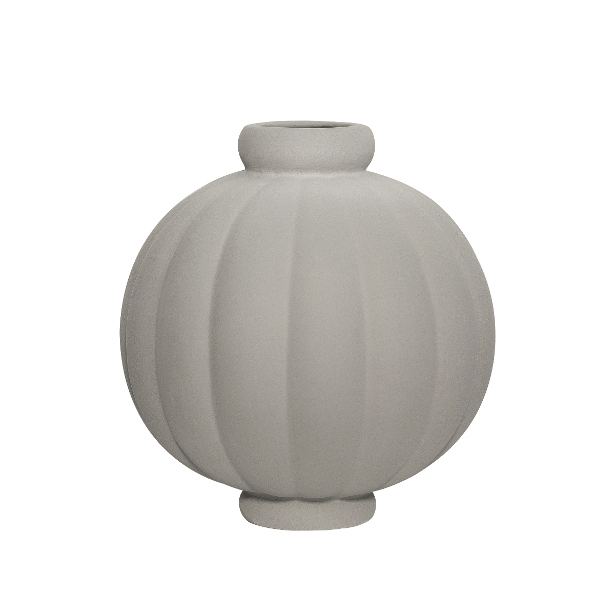 Louise Roe - Balloon vase #01, sanded grey - H:25 cm.