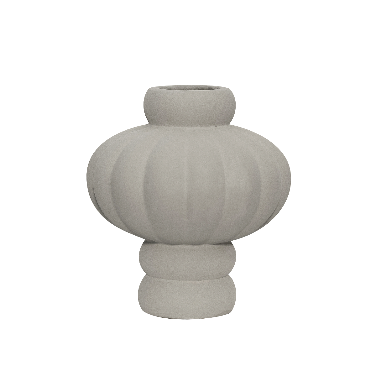 Louise Roe - Balloon vase #02, sanded grey - H:20 cm.