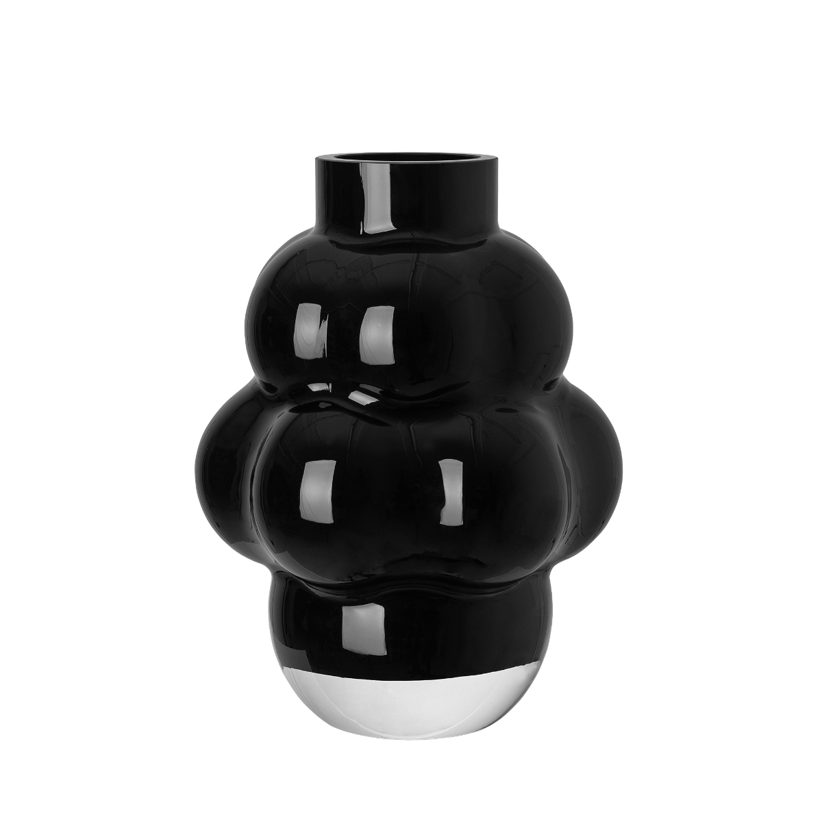 Louise Roe - Balloon vase #04, black - H:32 cm.