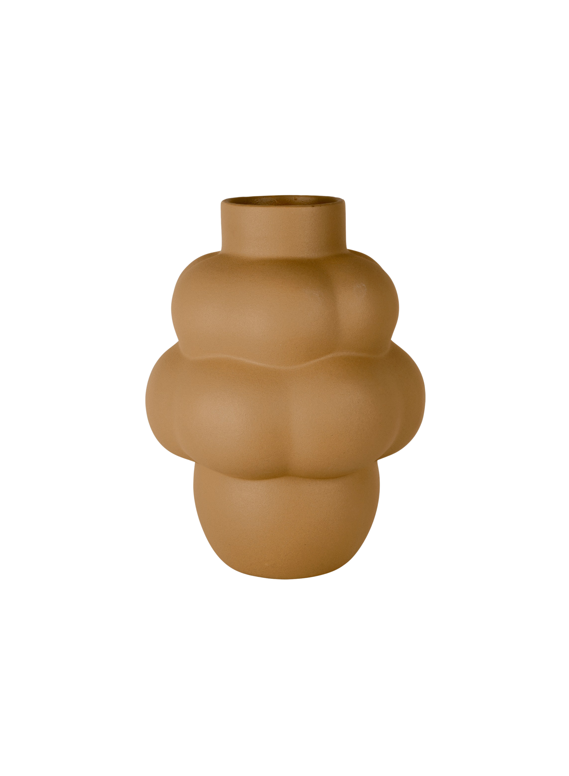 Louise Roe - Balloon Vase #04, Sanded Ocker - H:32