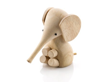 Lucie Kaas - Elefant - gummitræ 11 cm