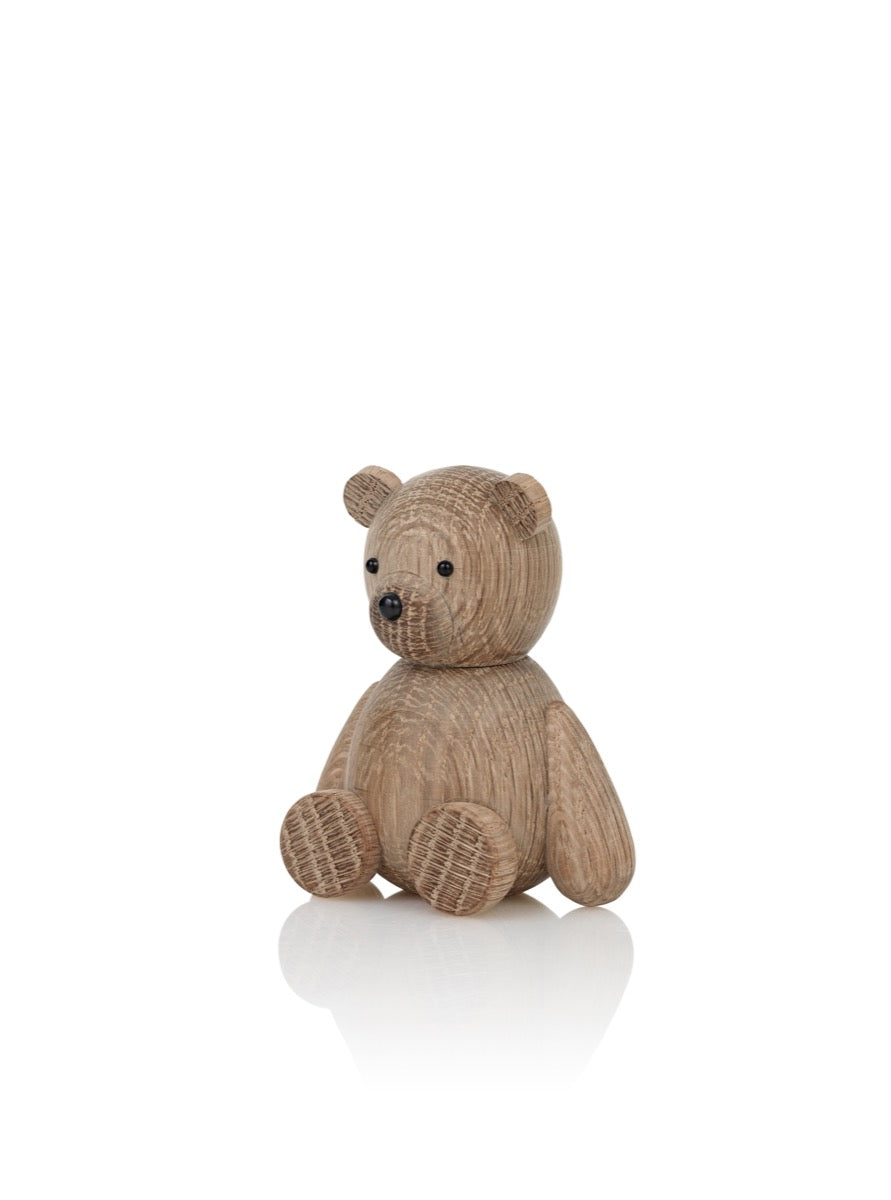 Lucie Kaas - Teddy Bjørn, eg - H: 9 cm.