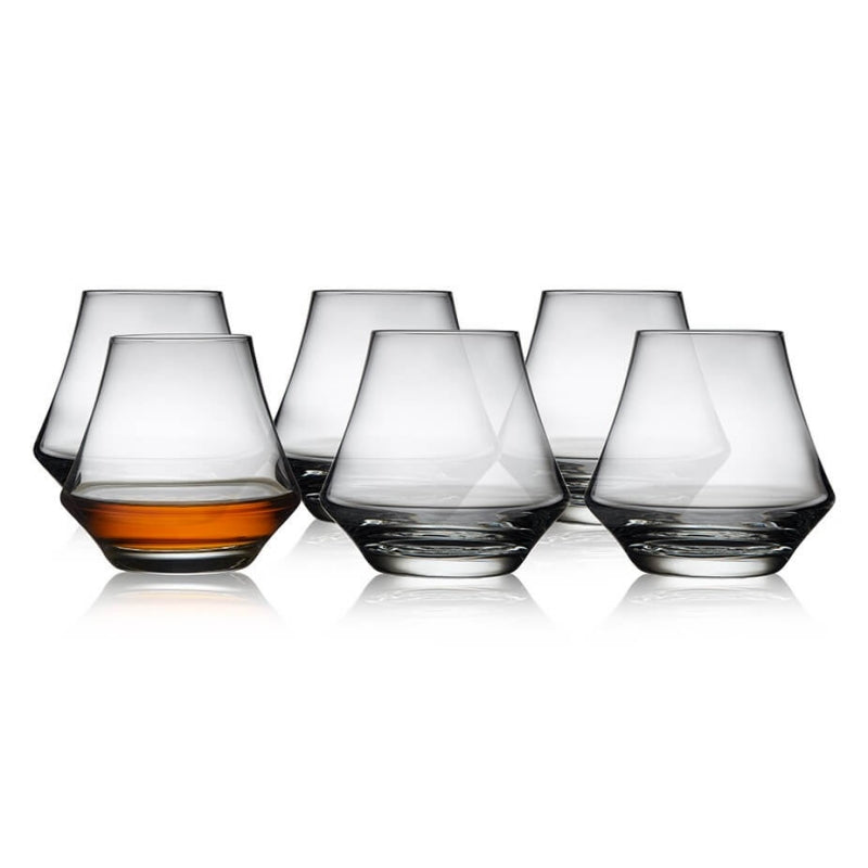 Lyngby Glas - Romglas juvel 6 stk., 29CL