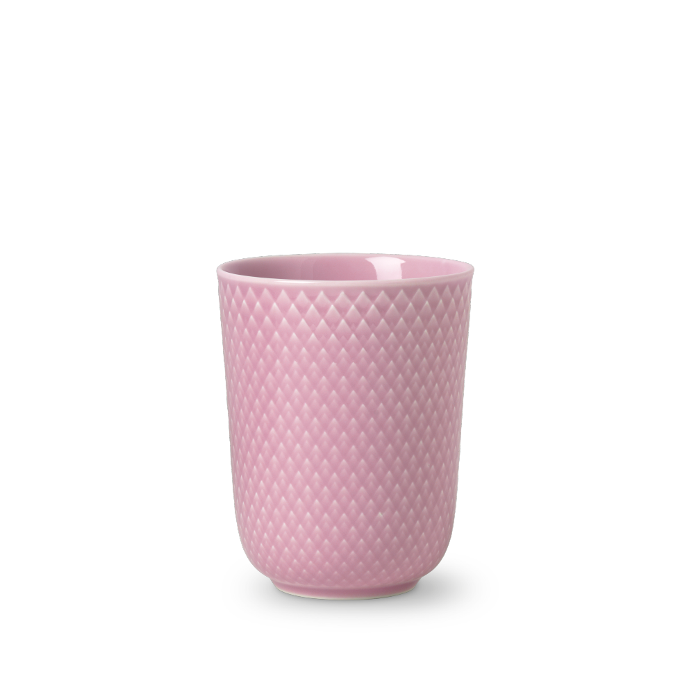 Lyngby Porcelæn - Rhombe Color krus, rosa - 33 cl.