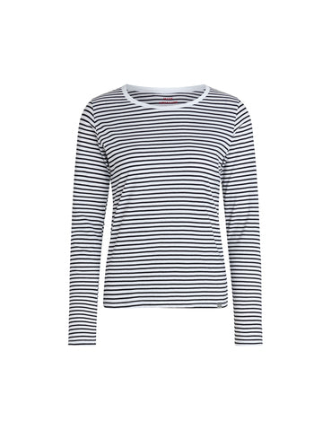 Mads Nørgaard - Organic Jersey Stripe Tenna Tee FAV  - mønstret - Size (xl)