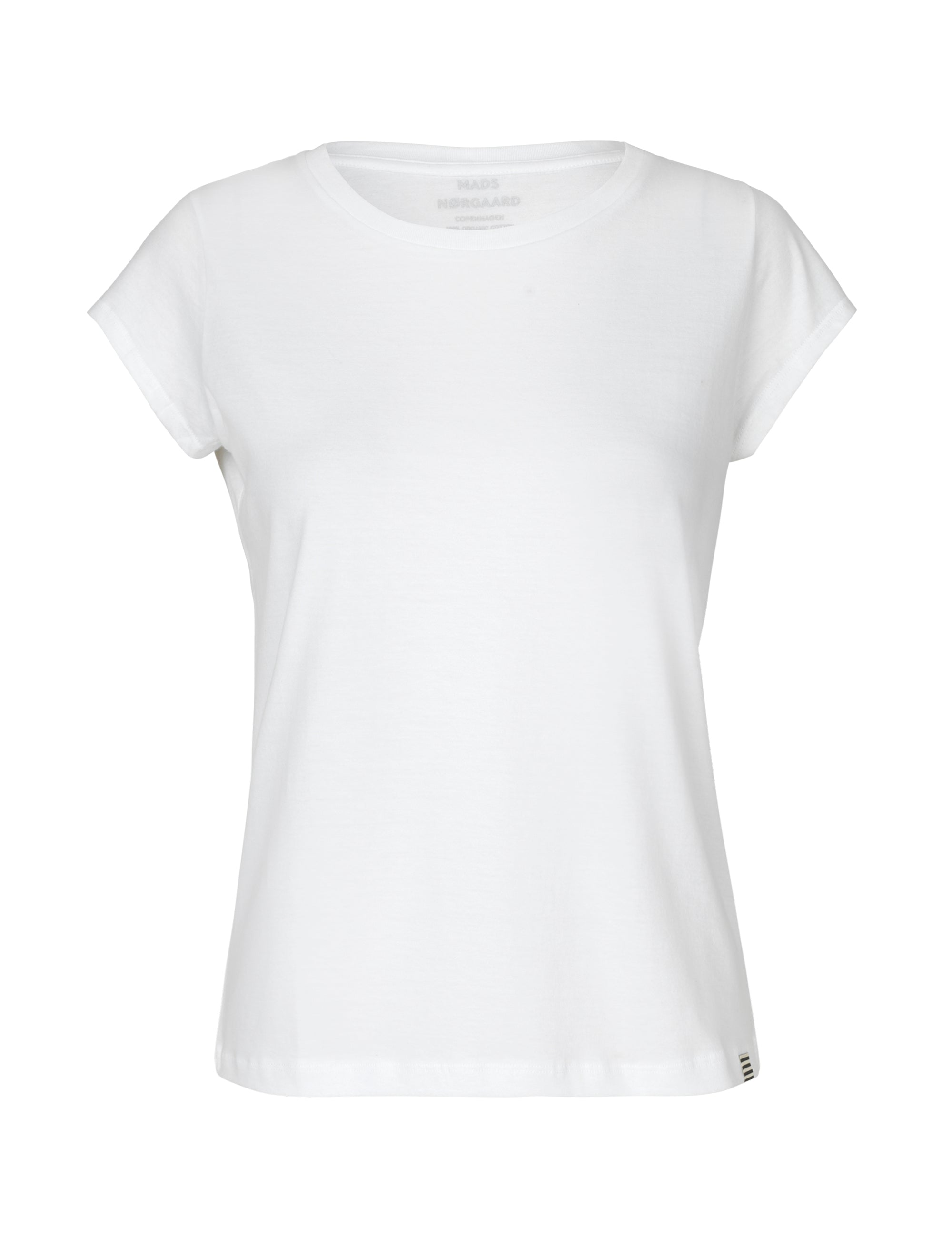 Mads Nørgaard - Organic Jersey Teasy Fav t - hvid - Size (l)