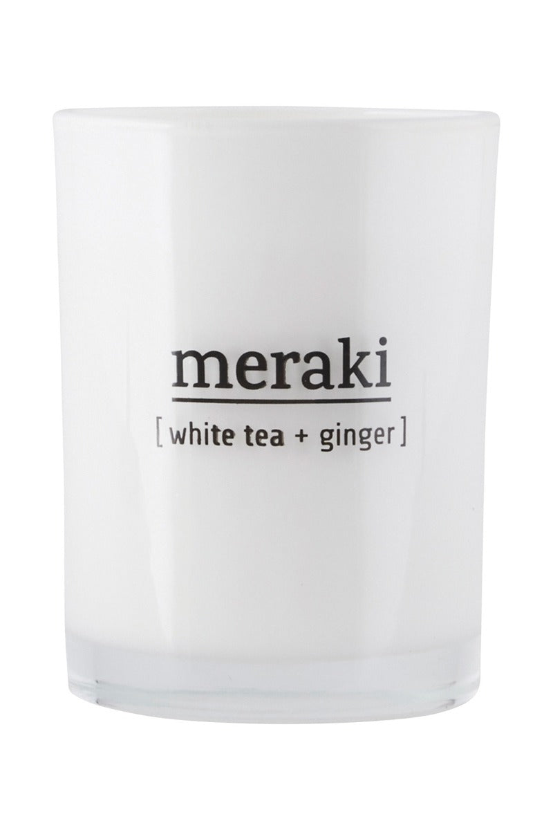 Meraki - Duftlys - White tea & ginger