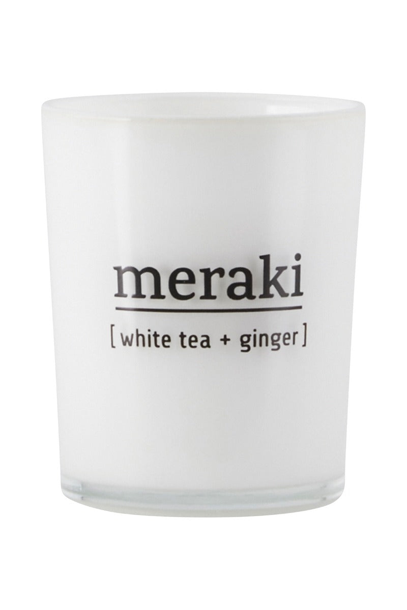 Meraki - Duftlys - White tea & ginger, lille