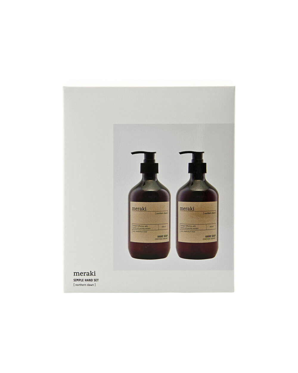 Meraki - GaveÃ¦ske - Simple hand set & Northern Dawn hand soap