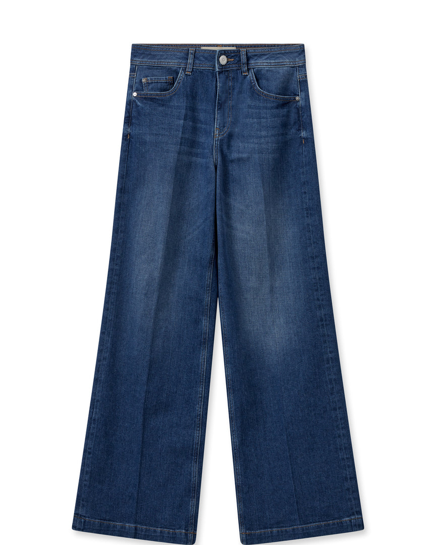 Mos Mosh - Dara Stina jeans  - blÃ¥ - Size (25)